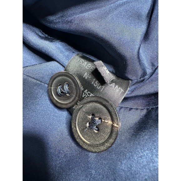 Isabel Marant Ivory Navy Jacquard Silk Blazer Women's Size 38 Business Casual - Picture 5 of 6